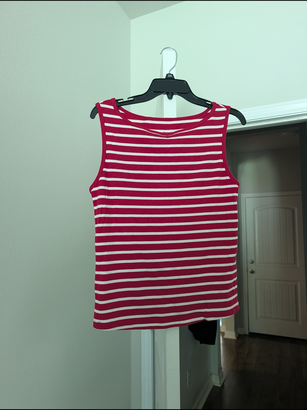 wild fable Red and White Striped Tank Top
